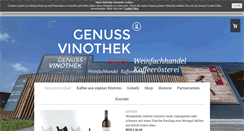 Desktop Screenshot of genussvinothek.com